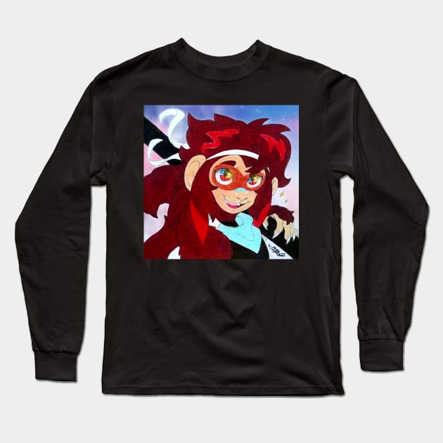 Amaryl - Flower Stone Monkey Long Sleeve T-Shirt by Lycoris ArtSpark